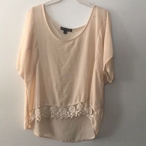 XL cream top